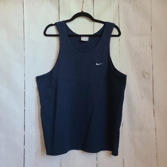Nike Other - Vintage Nike navy blue men muscle tank size XL